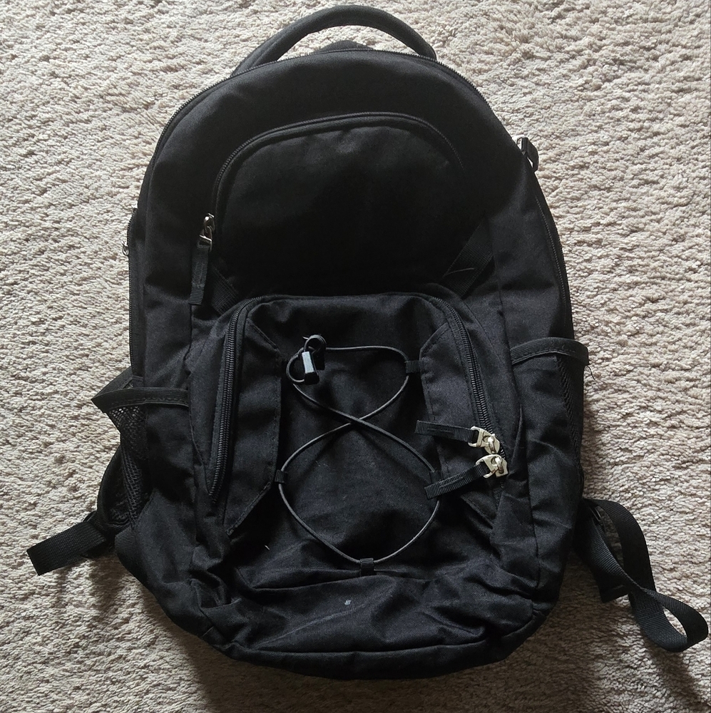 Black Backpack With Multiple Compartments - image 1